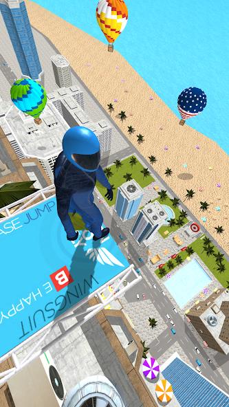 Base Jump Wing Suit Flying 螢幕截圖 1