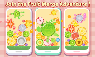 Fruit Crush-Merge Fruit Melon ဖန်သားပြင်ဓာတ်ပုံ 0