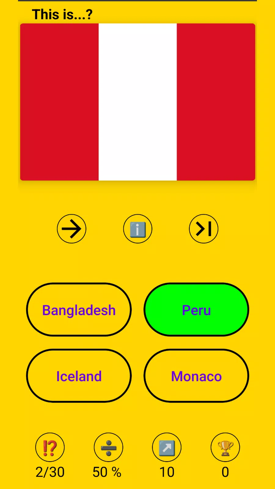 Super Flags! Flag Quiz 螢幕截圖 2