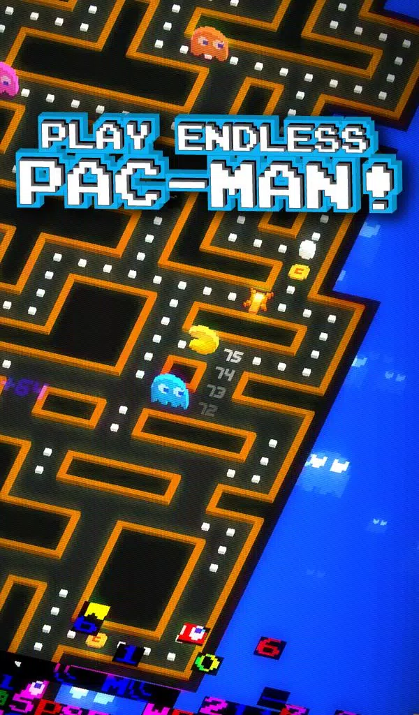 PAC-MAN 256 - 무한 미로 스크린샷 0