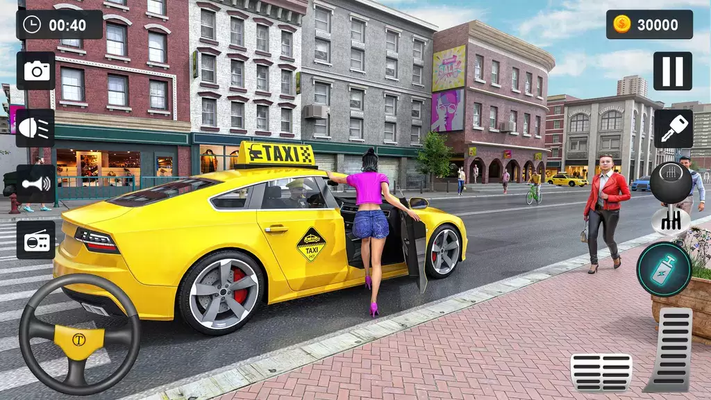 Taxi Simulator 3D - Taxi Games 螢幕截圖 0