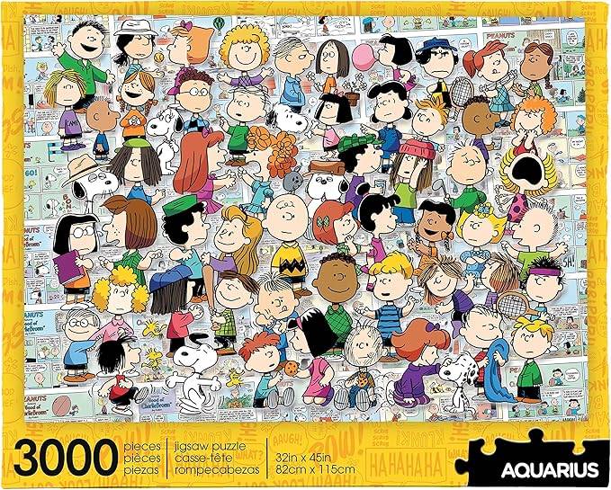Aquarius Peanuts cast 3000-piece puzzle