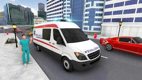 Ambulance Simulator Car Driver Screenshot 2