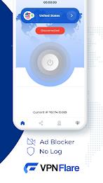 VPN FLARE - SECURE & FAST VPN 螢幕截圖 1
