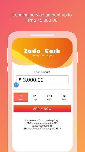 Zada Cash স্ক্রিনশট 0