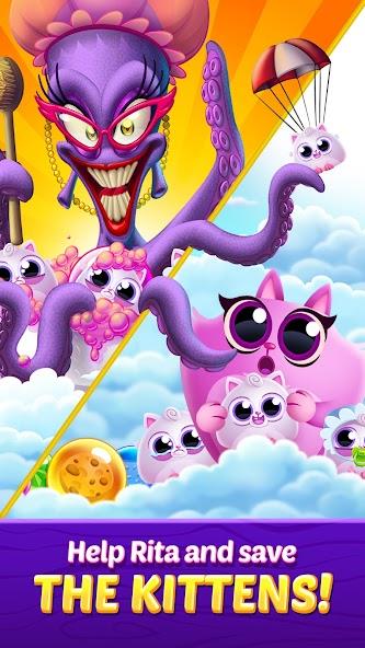 Cookie Cats Pop - Bubble Pop Mod 螢幕截圖 1