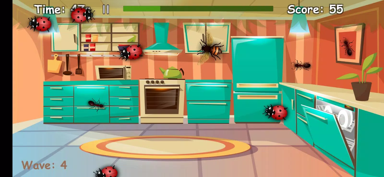 bug smash game Ekran Görüntüsü 0