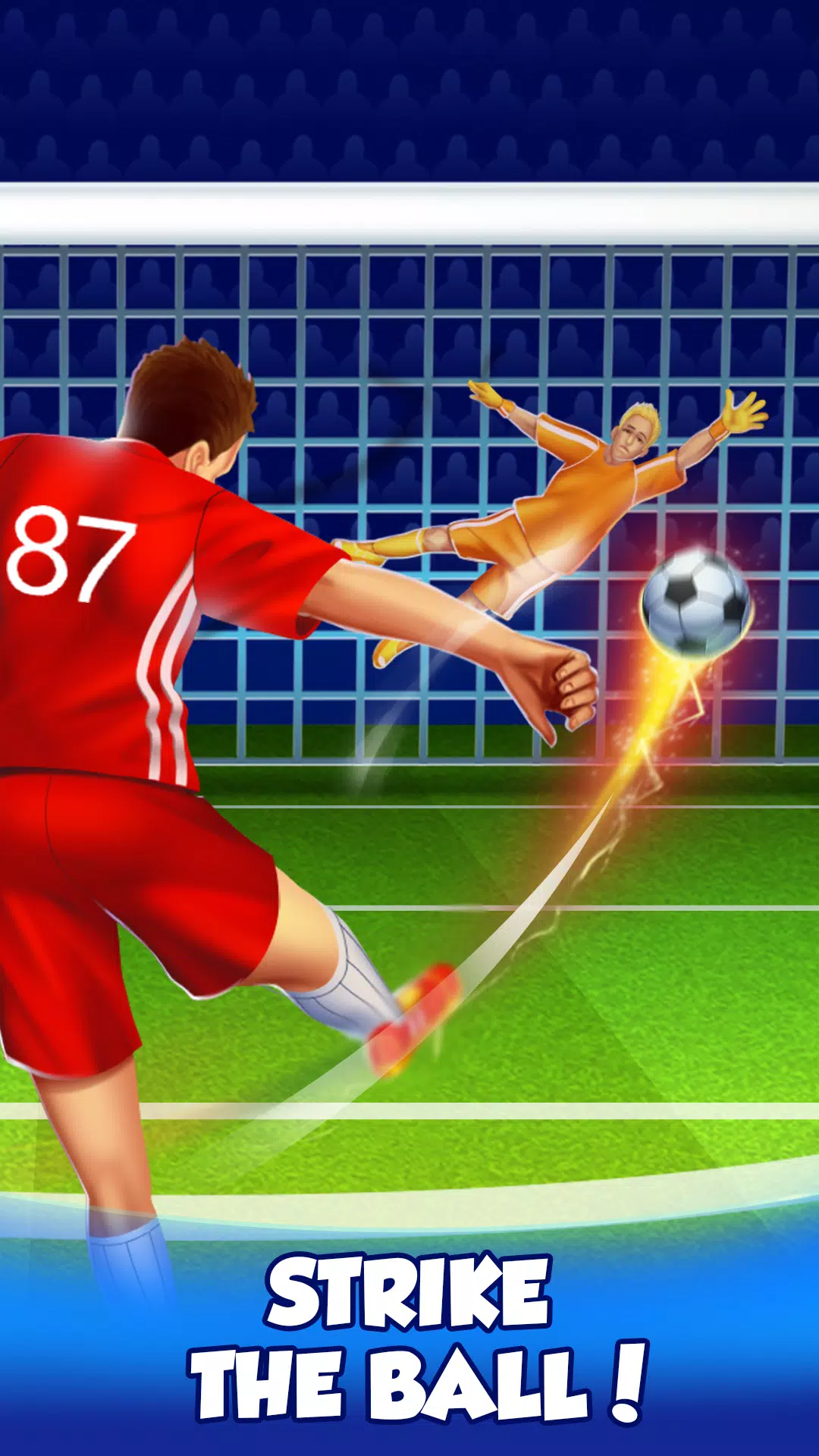 Flick Football : Soccer Game স্ক্রিনশট 1