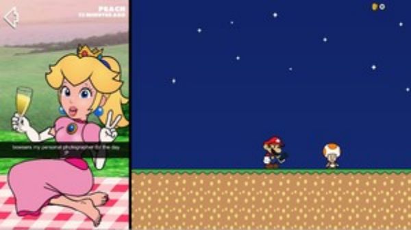 Schermata Bowser x Peach: Superstar Sexting 0