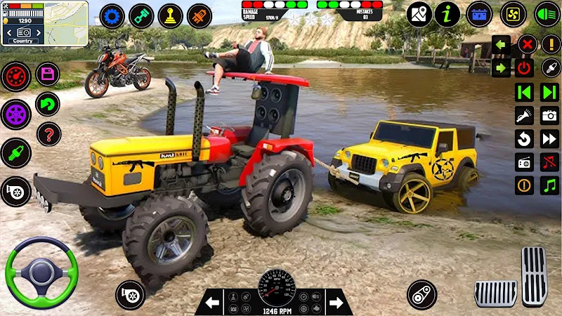 Tractor Driving Tractor Games ဖန်သားပြင်ဓာတ်ပုံ 2