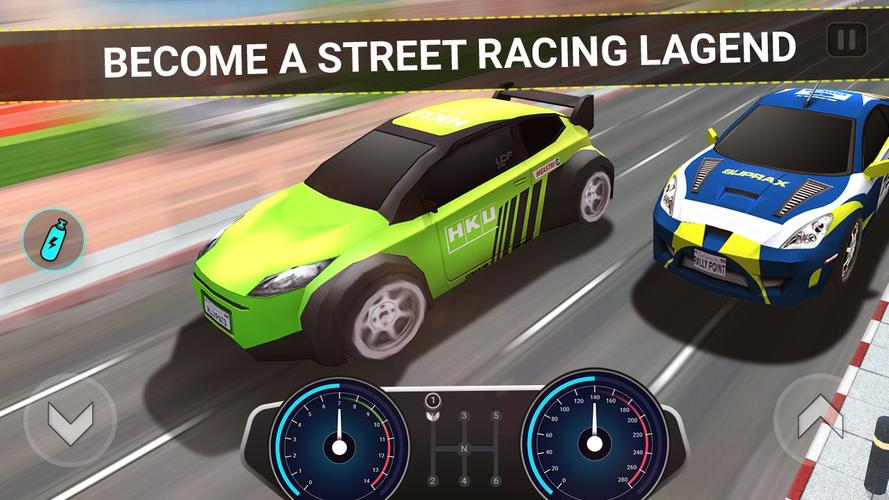 Schermata Drag Race 3D - Car Racing Game 3