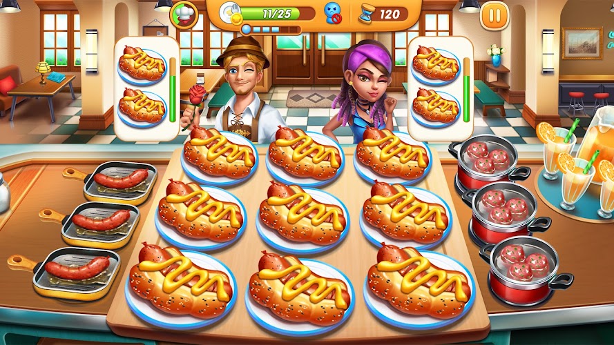 小镇大厨 - 疯狂美食模拟餐厅经营大厨烹饪游戏应用截图第3张