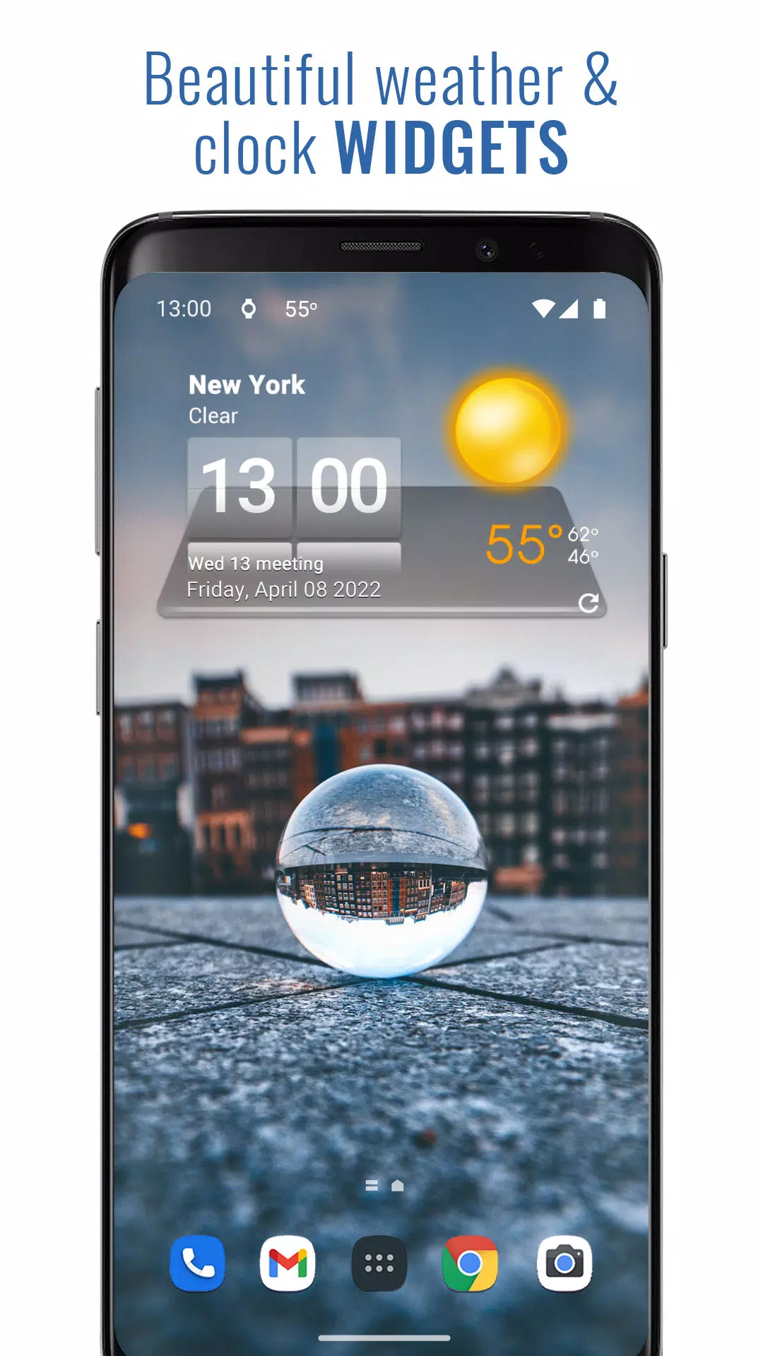 3D Sense Clock & Weather 螢幕截圖 1