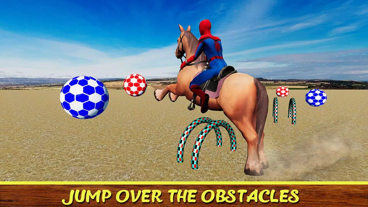 Diligent SuperHeroes Horse Riding 3d应用截图第2张