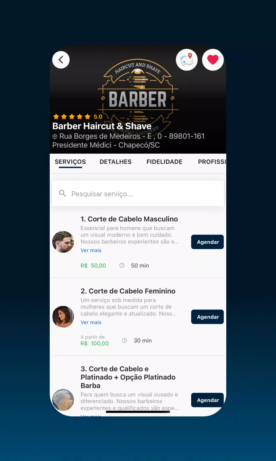 AppBarber: Cliente Screenshot 2