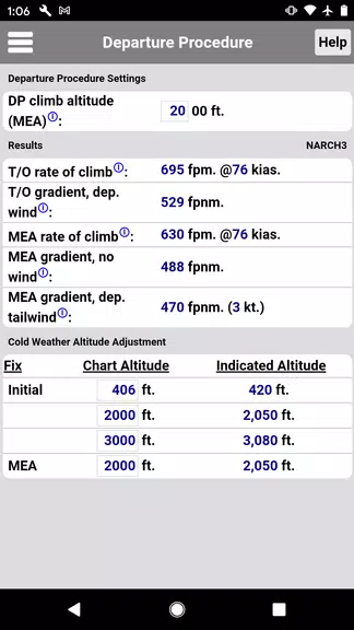 PA28 Performance स्क्रीनशॉट 2