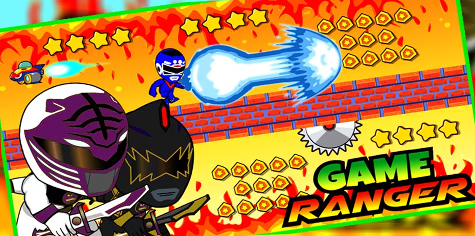 Superheroes Dino Rangers Dash Screenshot 0