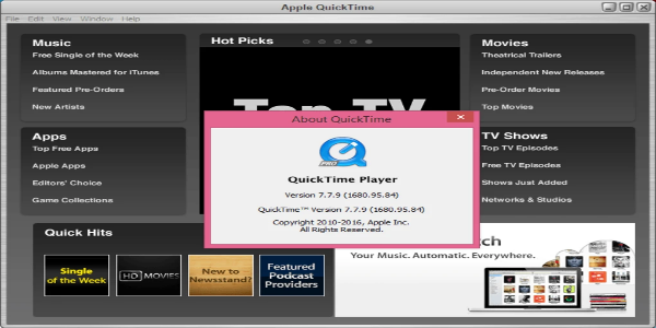 QuickTime Capture d'écran 0