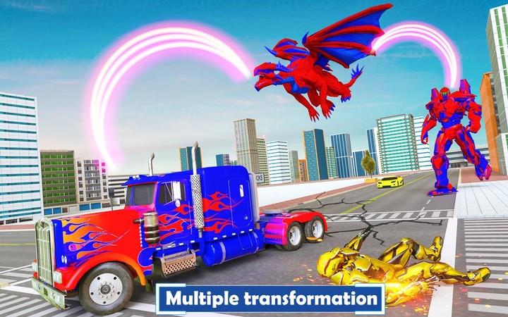 Dragon Robot Truck Transform Tangkapan skrin 1