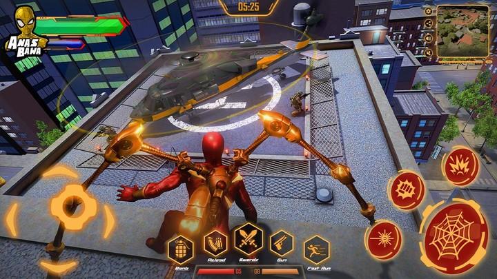 Iron Super Hero - Spider Games 螢幕截圖 2