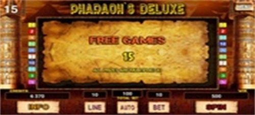 Pharaoh`s Deluxe Slot ဖန်သားပြင်ဓာတ်ပုံ 1