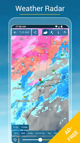 Weather & Radar USA - Pro 螢幕截圖 1