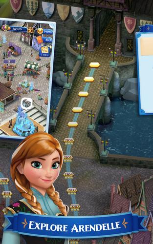 Disney Frozen Free Fall Games Скриншот 3