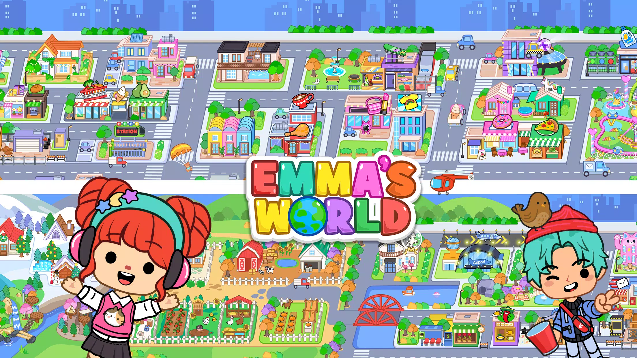 Emma’s World - Town & Family 螢幕截圖 1