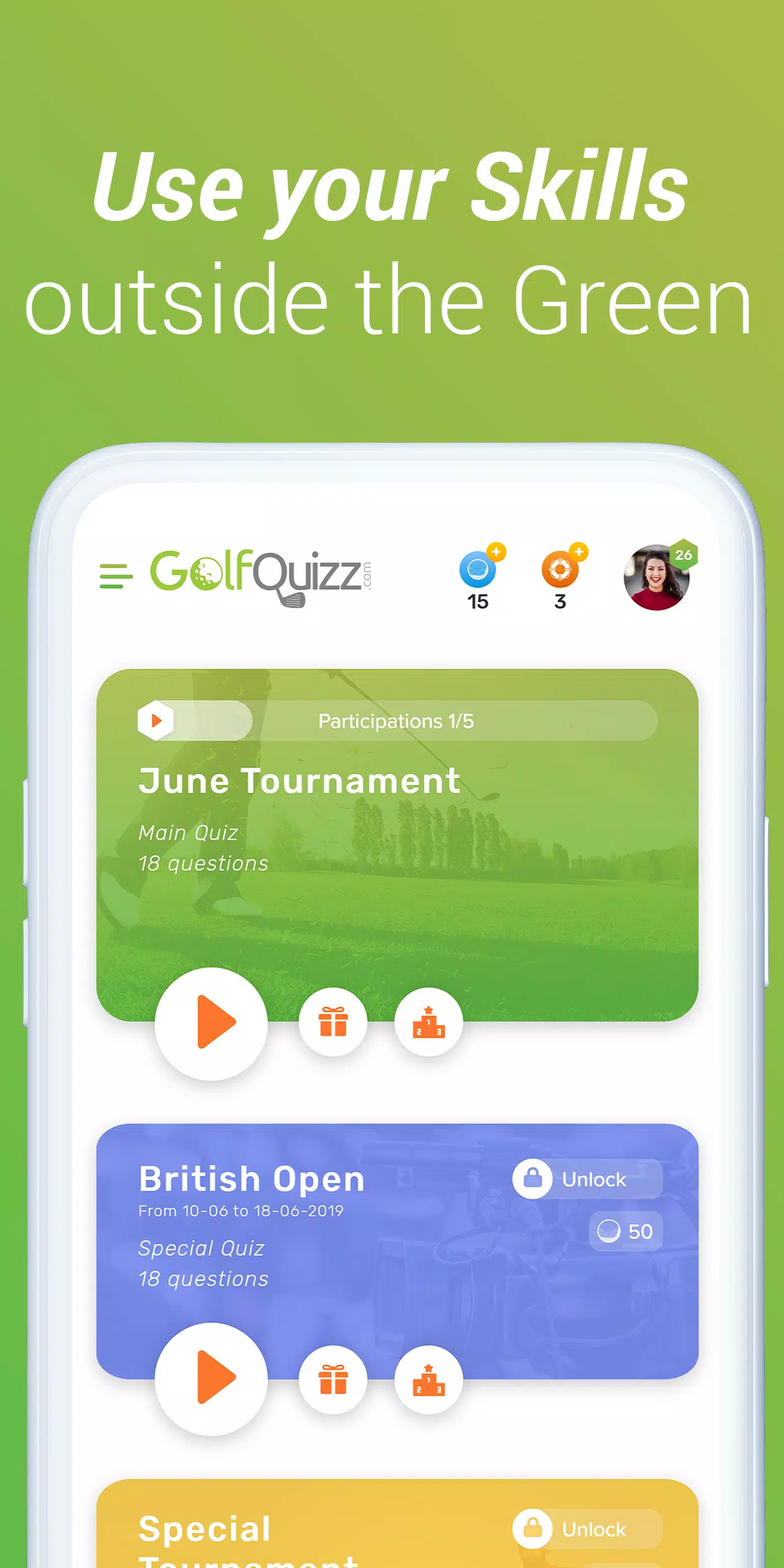 GolfQuizz 스크린샷 3