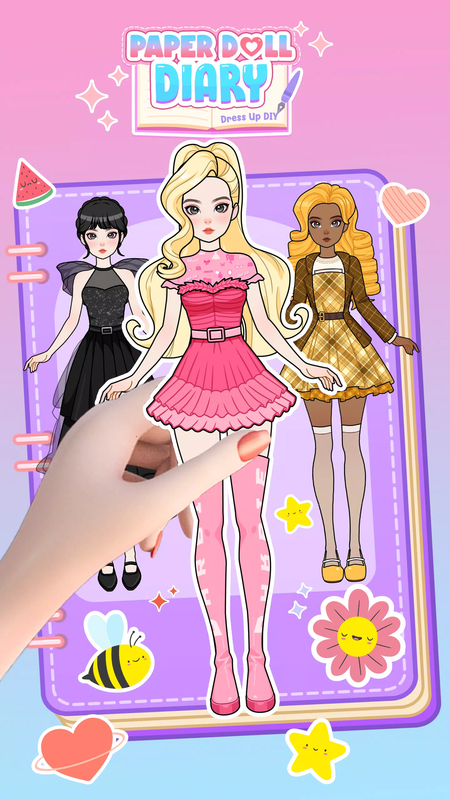 Paper Doll Diary: Dress Up DIY 스크린샷 0