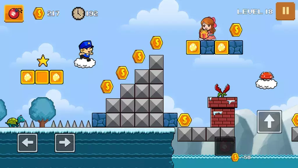 Super Dan’s World - Run Game Captura de tela 2