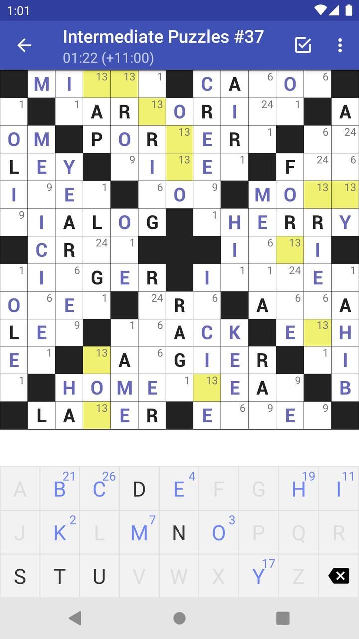 Codeword Puzzles (Crosswords) 螢幕截圖 0