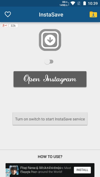 Video Downloader for Instagram स्क्रीनशॉट 1