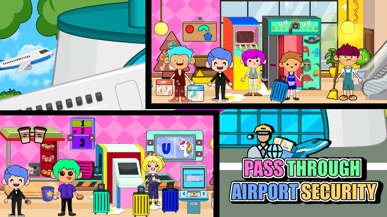 My Airport City : Pretend Town Screenshot 1