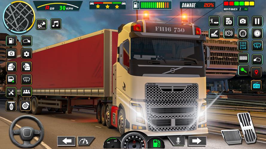 City Cargo Truck Game 3D 螢幕截圖 1