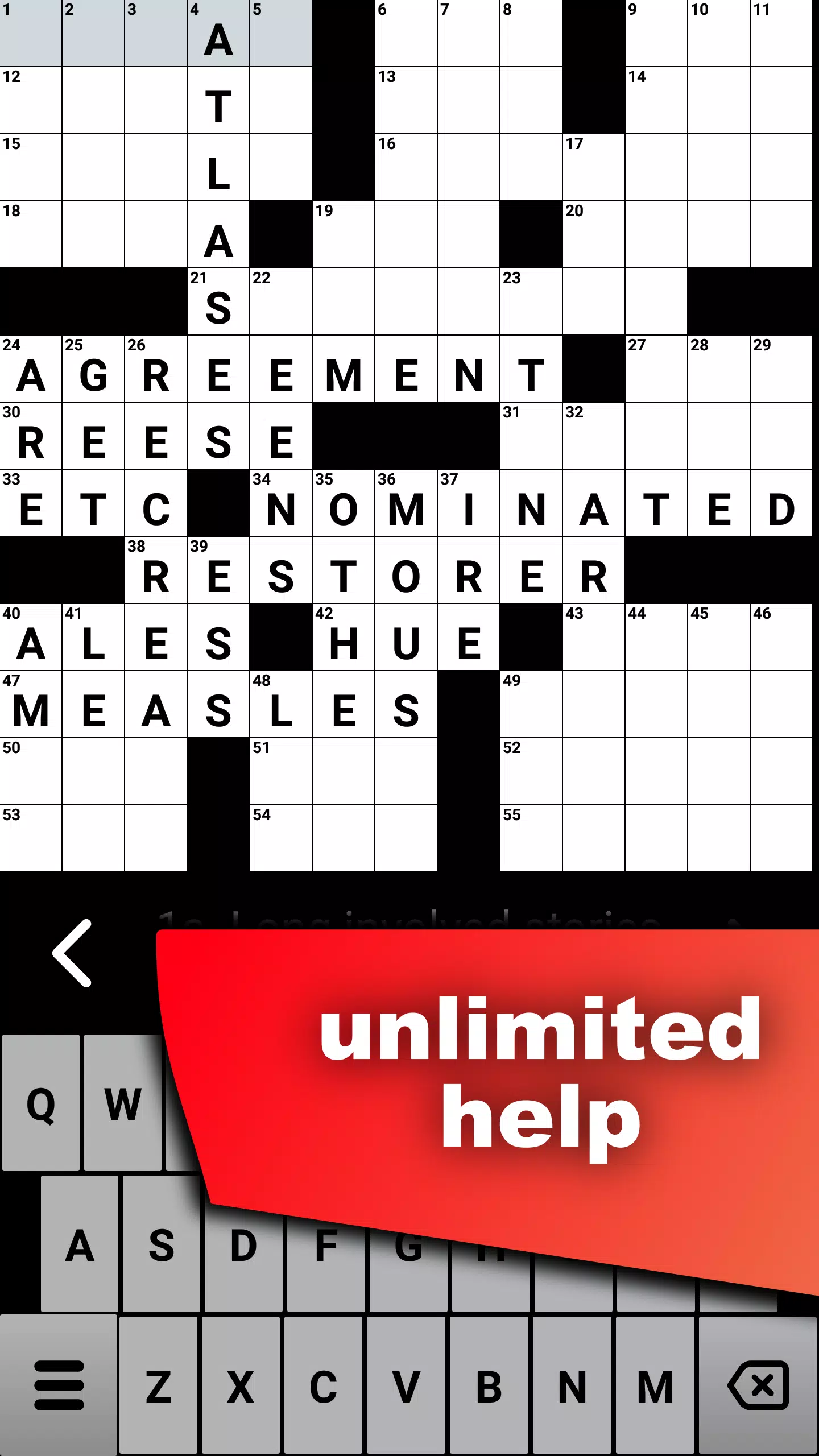 Crossword Puzzle Скриншот 1