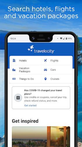 Travelocity Hotels & Flights 스크린샷 0