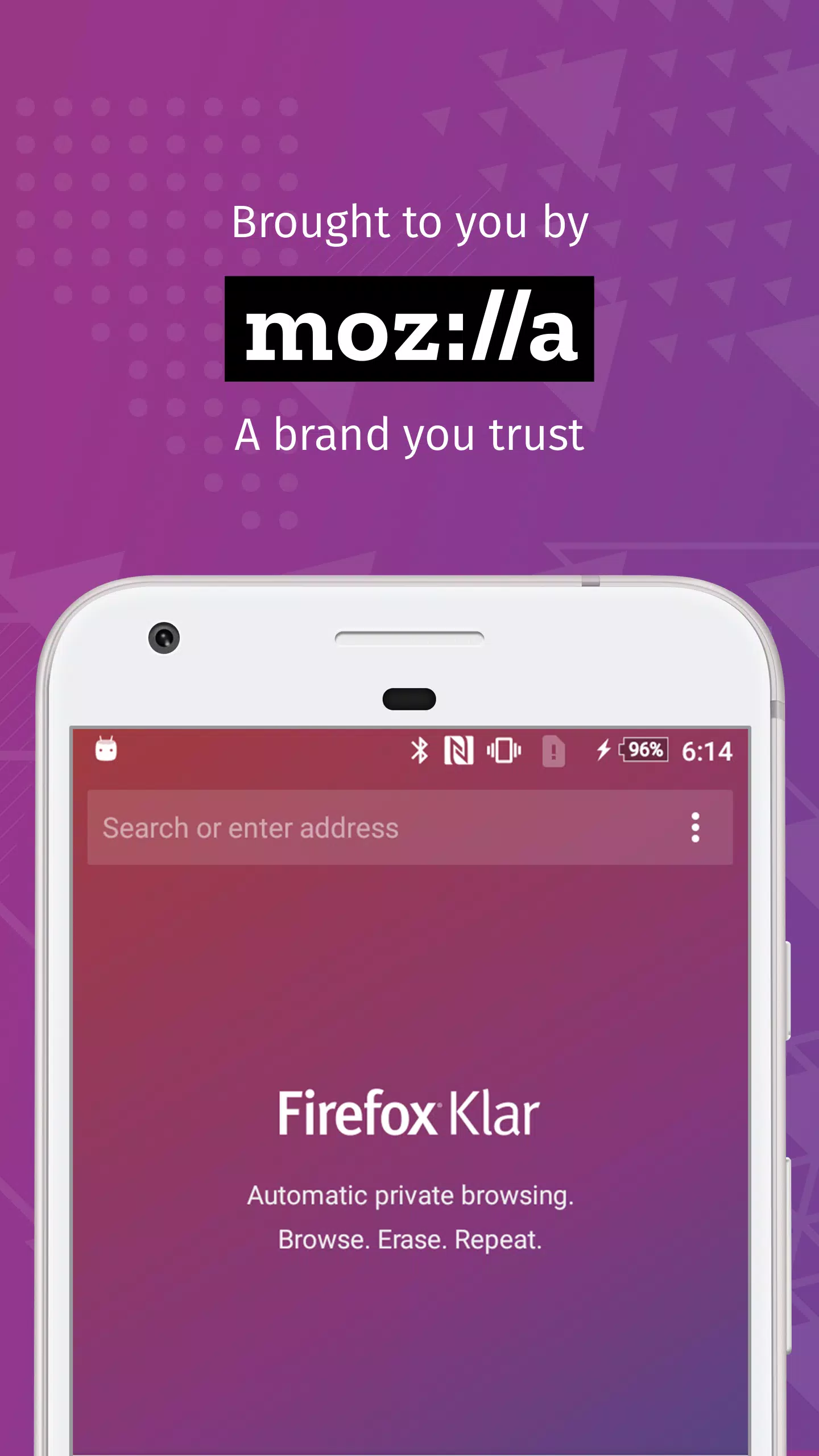 Firefox Klar: No Fuss Browser Screenshot 2