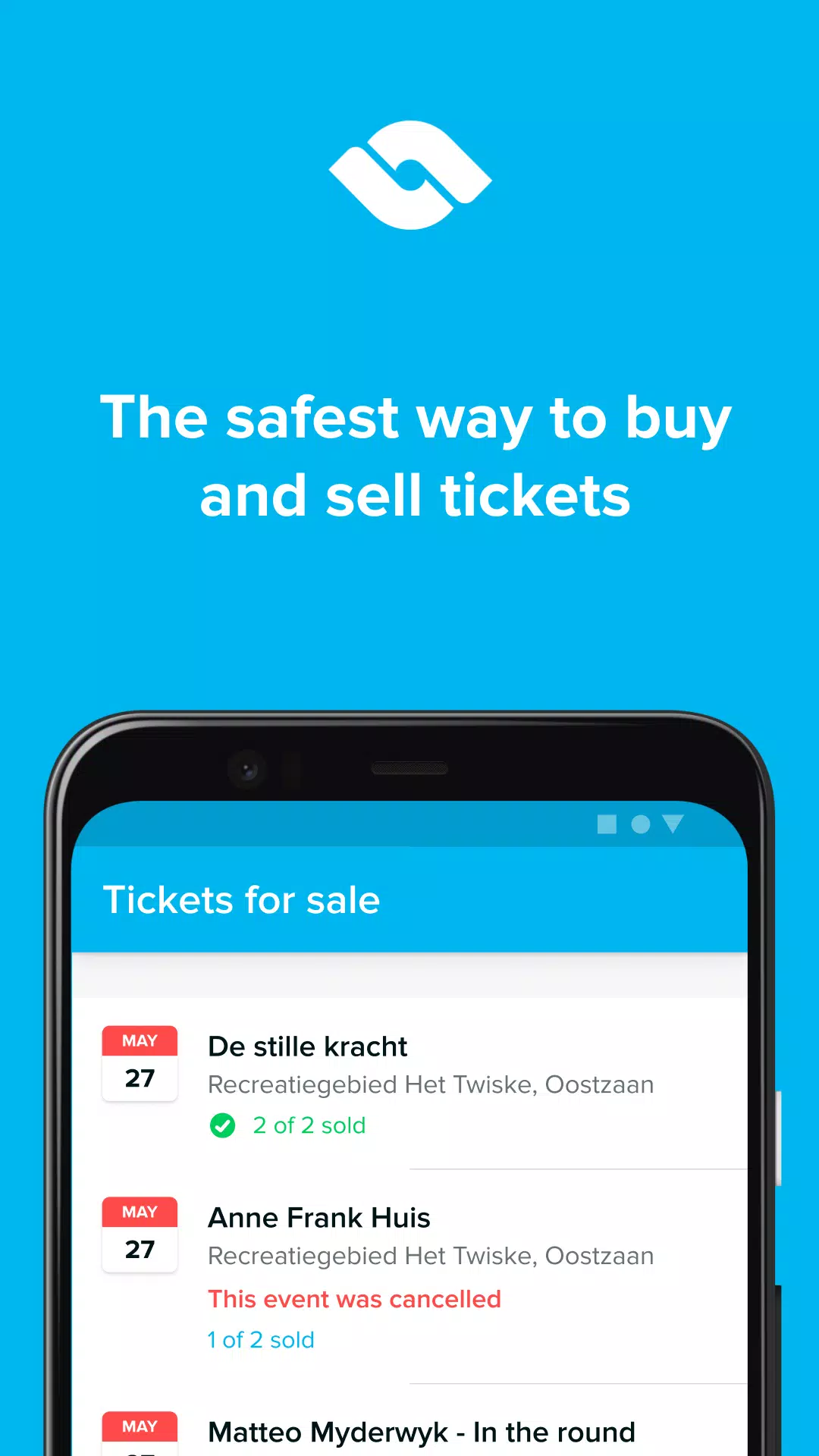 TicketSwap - Buy, Sell Tickets 螢幕截圖 0