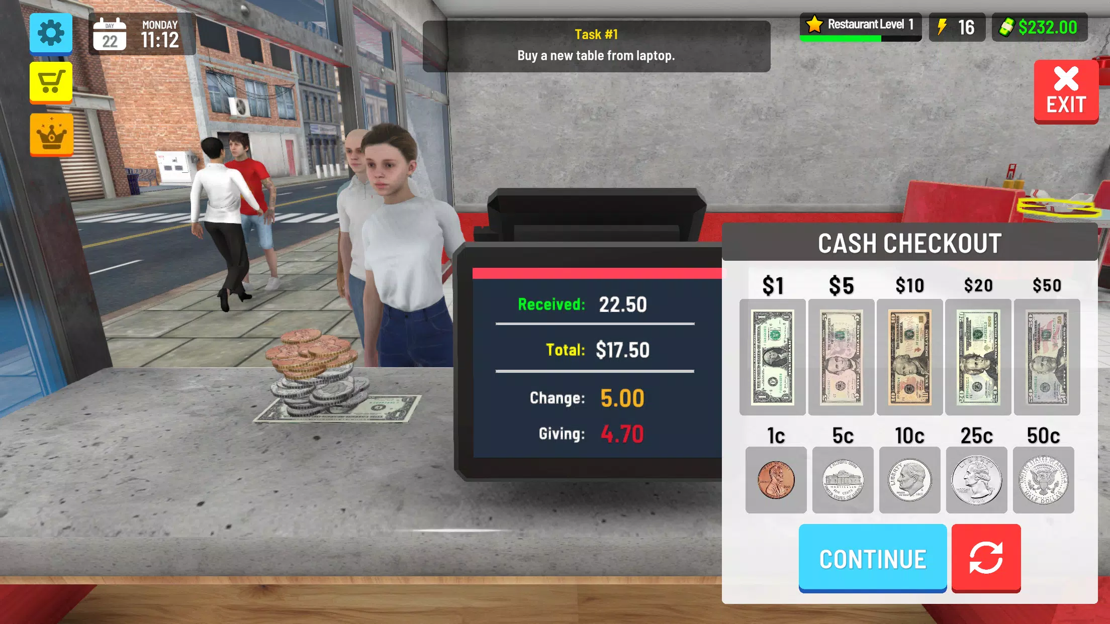 Burger Station Simulator 3D! Скриншот 2