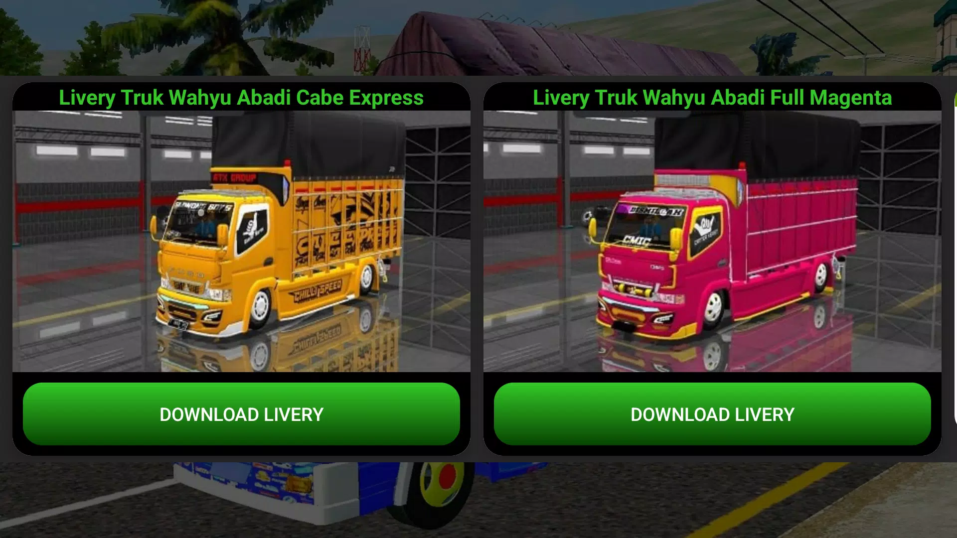 Mod Truck Wahyu Abadi Bussid スクリーンショット 3