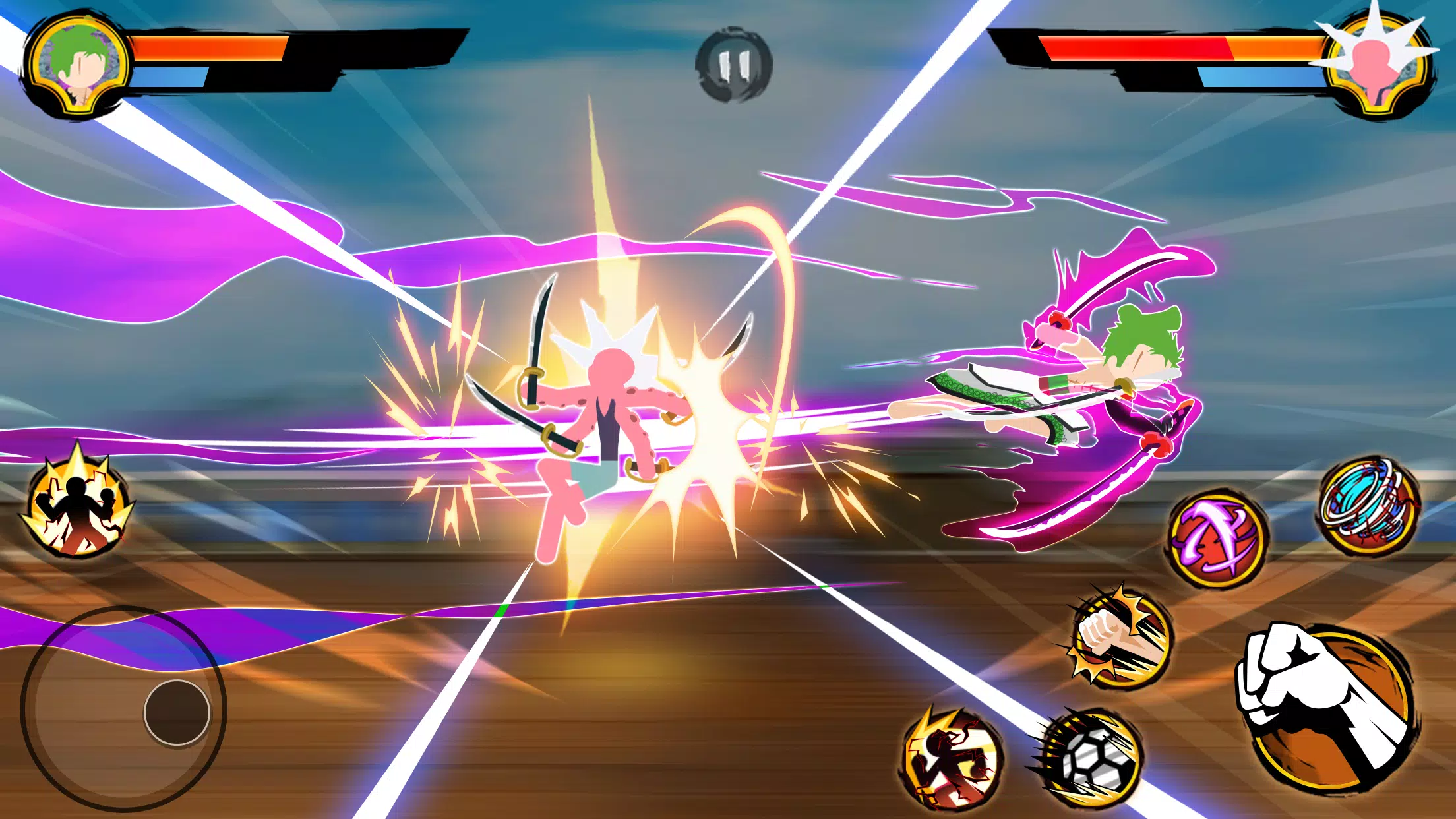 Stick Pirates Fight Tangkapan skrin 2