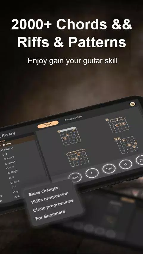 Schermata Real Guitar - Tabs and chords! 3