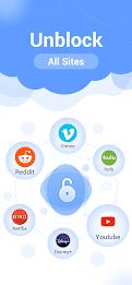 MOON: Anti Blokir VPN Browser 螢幕截圖 2