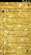 SMS Messages GlitterGold Glass স্ক্রিনশট 2