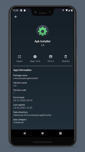 Apk Installer Lite (Package Manager) 螢幕截圖 1