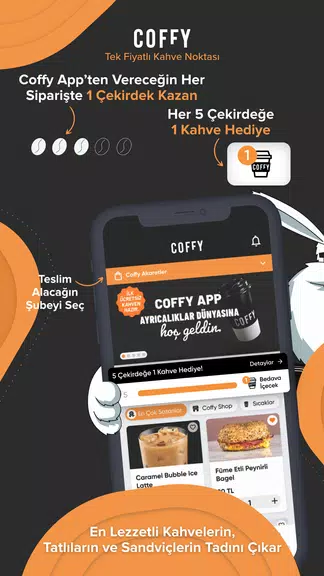 Coffy - Kahve Siparişi ภาพหน้าจอ 2