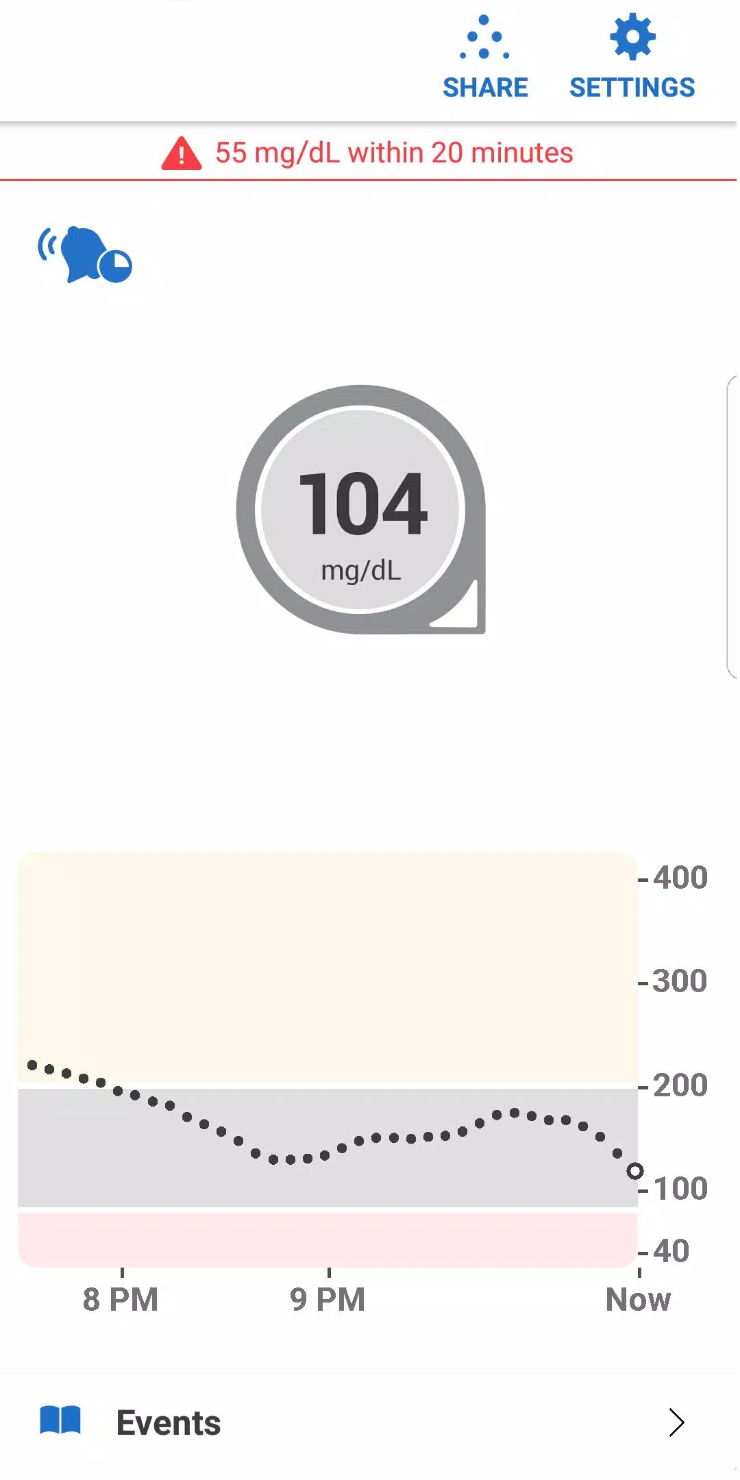 Dexcom G6 Captura de pantalla 2