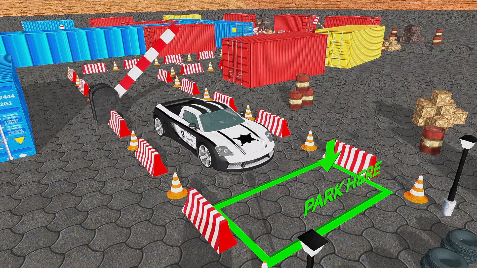 Police Car Parking Car Game 3D Capture d'écran 0