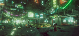 VR Cyberpunk City 螢幕截圖 3